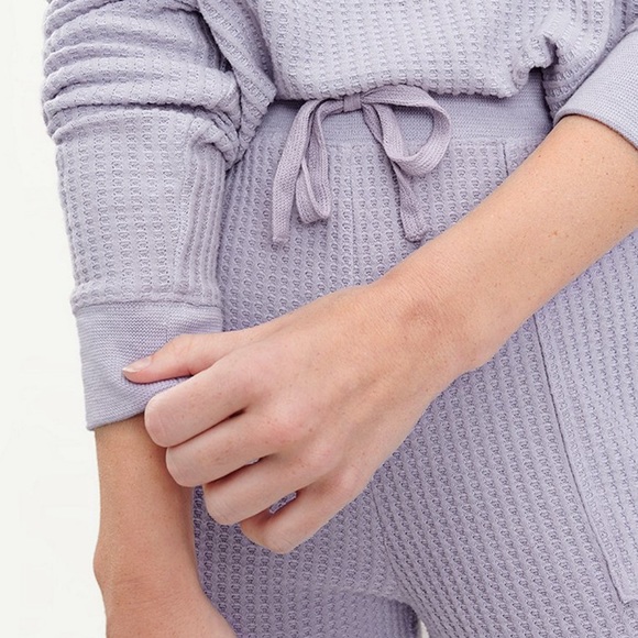 NWT Splendid Firestone Ribbed Waffle Knit Drawstring Joggers Sweatpants - Picture 2 of 6